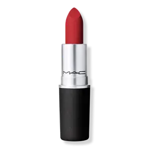 Увлажняющая матовая помада Powder Kiss MAC, Ruby New (vivid blue-red)