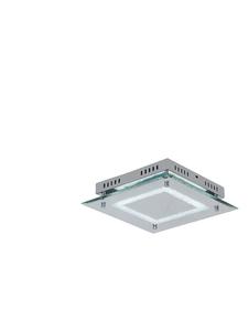 Светодиодный потолочный светильник "AARAU" в хроме - (Д)28 см x (Ш)28 см x (В)6 см näve