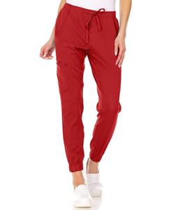 Брюки-джоггеры Leah Plus Size с пятью карманами, эластичные, желтые, размер 3XL Medichic, Red