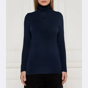 Водолазка Abdaly стандартного кроя с добавлением кашемира Pinko, синий