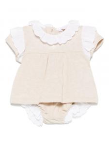 Комплект из топа и шортов Patachou, нейтральный