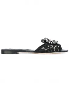 Декорированные сандалии DOLCE & GABBANA, черный