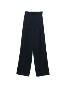 Плиссированные классические брюки Msecono Max Mara, синий