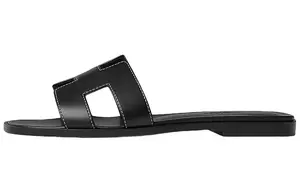 Сандалии HERMES Oran Sandal Nior Box Calfskin Leather