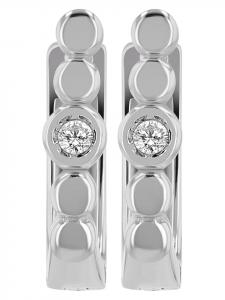 Adeliás Женские серьги - серьги-кольца из серебра 925 пробы