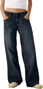 Женские джинсы low rise wide leg