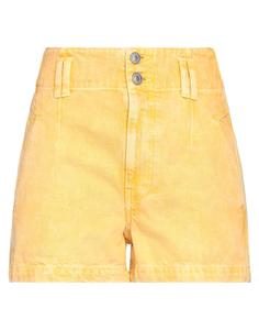 Джинсовые шорты Isabel Marant, желто-оранжевый