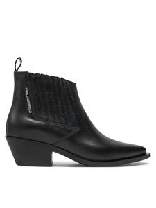 Ботильоны на плоской подошве KARL LAGERFELD, черный