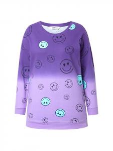 Толстовка фиолетового цвета Angel of Style