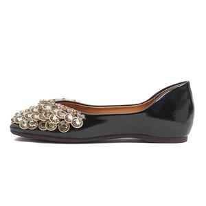 Повседневные однобортные туфли женские Lan Miao, Black