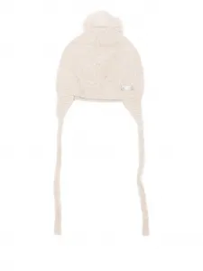 Шапка-ушанка с помпоном LARANJINHA, нейтральный