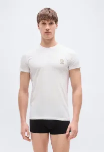 Рубашка с короткими рукавами и круглым вырезом Versace, Optical White