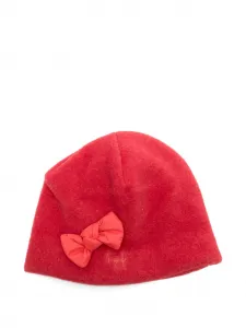 Шапка с бантом Il Gufo, красный