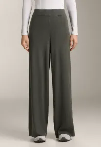 Прямые брюки из ребристого трикотажа Oysho, Dark Green