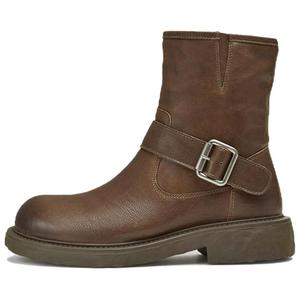 Ботильоны женские, кофейные, черные TATA, Coffee (Fleece-Lined)