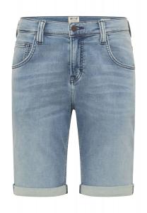 Джинсовые шорты, потертые, 5 карманов, мужские MUSTANG, цвет Denim Blu