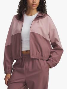 Женская водонепроницаемая вязаная спортивная куртка Rival Under Armour, Maroon Mist/Pink