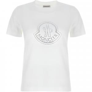 Футболка с логотипом Moncler, белая