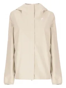 Куртка на молнии с капюшоном K-Way, бежевый