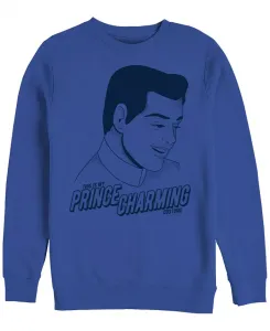 Толстовка Disney Men's Cinderella Prince Charming Costume, Crewneck Fleece Fifth Sun, синий