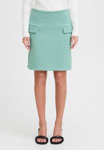 Юбка ICHI KATE, Beryl Green Almond Herringbone/Evergreen