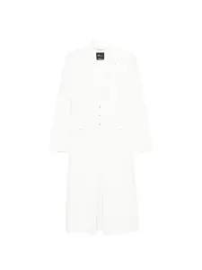 Пальто с лацканами-пиками Blumarine, белый