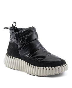 Женские текстильные водонепроницаемые ботильоны Bestinsnow на молнии, с мягкой съемной стелькой и подкладкой из искусственного меха Patrizia, Black