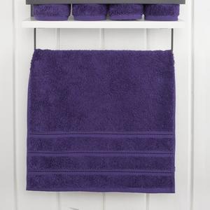 Полотенце льняное для рук American Soft Linen, фиолетовый