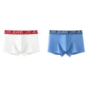 Мужские трусы 2 штуки в подарочной упаковке Lee, синий