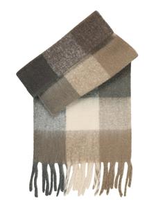 Шарф studioselect, бежевый/песочный/зеленый/оливковый