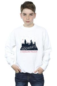 Рождественская толстовка Хогвартса Harry Potter, белый