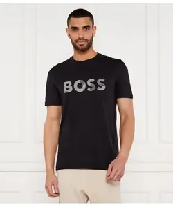 Футболка «Глэмпинг» Regular fit Boss Green, черный
