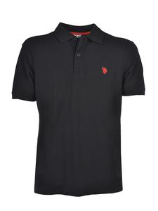 Поло U.S. Polo Assn., черный