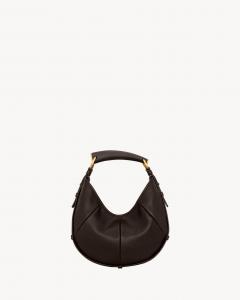 MOMBASA small в коже SAINT LAURENT, коричневый