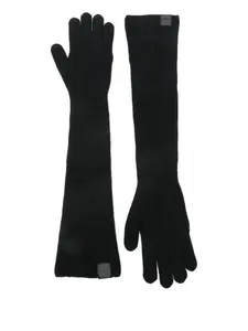 Перчатки в рубчик Juun.J, черный