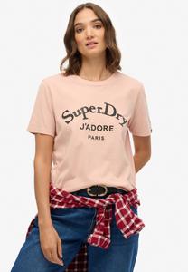 Футболка Superdry & Co BRAND MARK, Vintage Blush/Pink