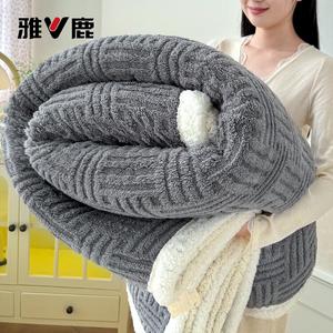 Yalu Плед бархатный жаккард, 200х230 см, цвет Glacier Gray