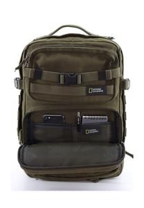 Рюкзак Milestone из переработанных ПЭТ-бутылок NATIONAL GEOGRAPHIC, хаки