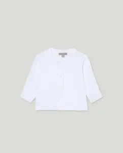 Детская рубашка с воротником-стойкой и длинными рукавами Coconut El Corte Inglés, белый