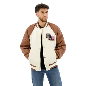 Куртка HUGO Buckley 2431 BLUE bomber, коричневый