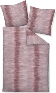 Комплект постельного белья премиум-класса из фланели Janine Design Chinchilla S 78067, цвет ягодно-лиловый, размер 135x200+80x80 Original Janine