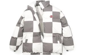 Пуховик Unisex GENANX, Кофейная клетка