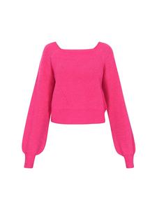 Женский свитер розового цвета IZIA