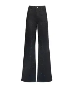 Широкие джинсы-палаццо Twentyfour, черный