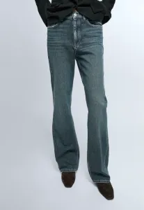 Полноразмерные широкие штанины Massimo Dutti, Blue