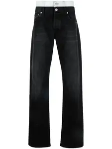 Прямые джинсы средней посадки VTMNTS, черный