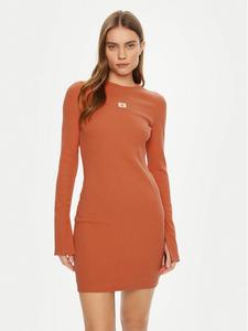 Платье облегающего кроя для повседневной носки J20J225112 Calvin Klein Jeans, оранжевый