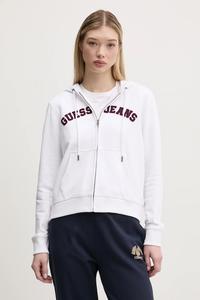 Хлопковая толстовка Guess Jeans, белый