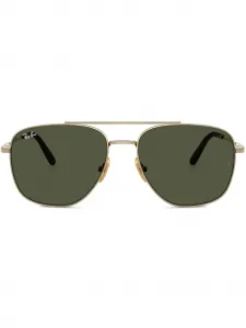 Солнцезащитные очки-авиаторы William Ray-Ban, золотой