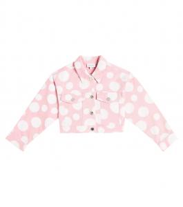 Джинсовая куртка в горошек Marc Jacobs, розовый